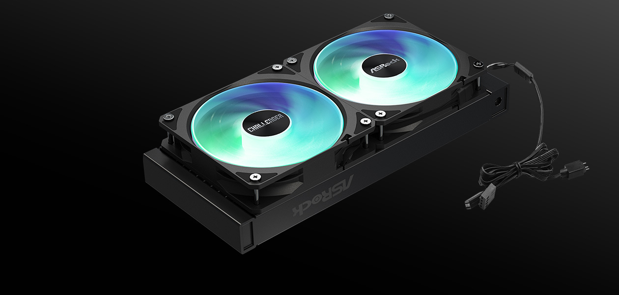 4SET-Pre-installed Fan with Hidden Cable Routing